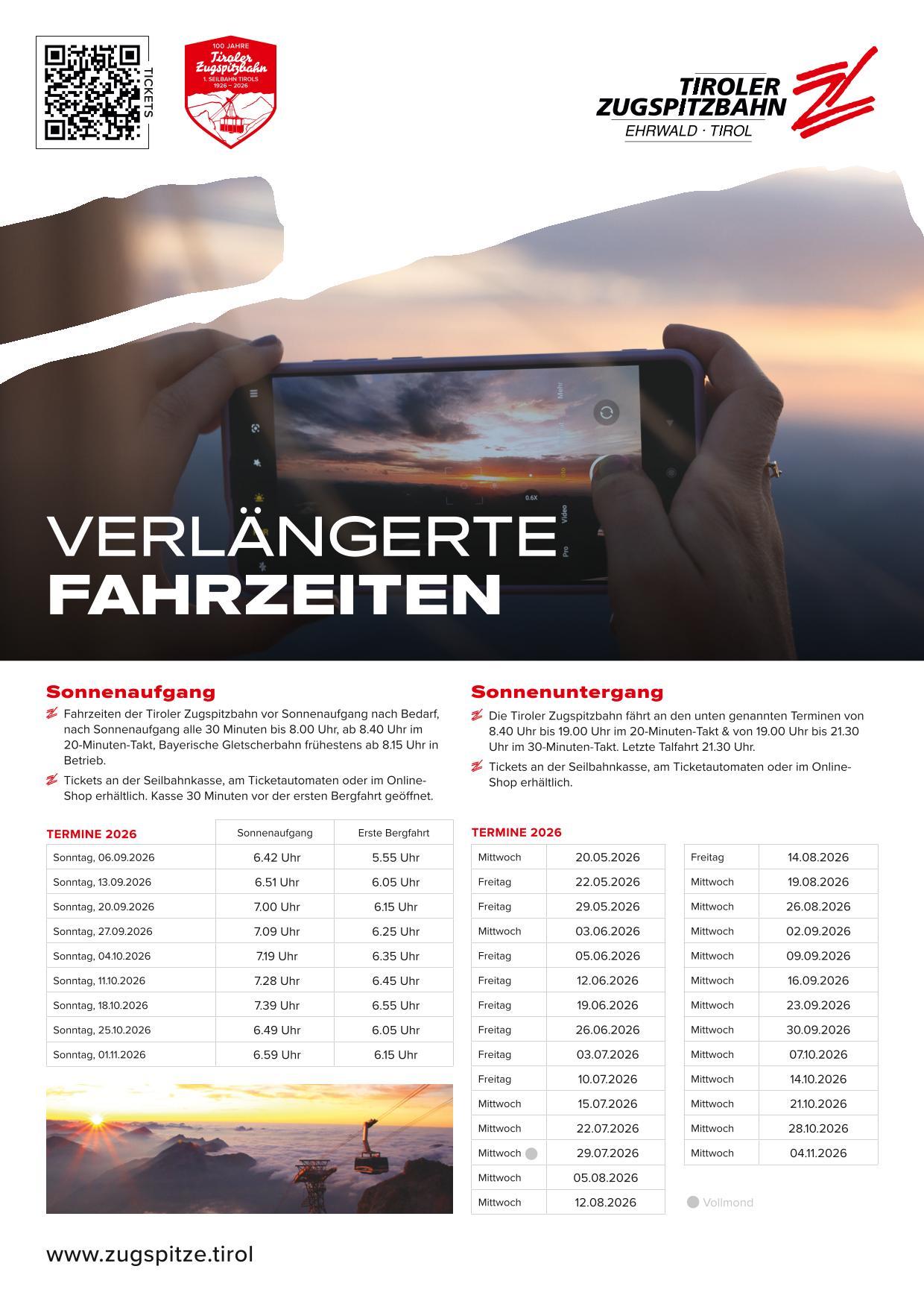 Abendfahrt – Zugspitze