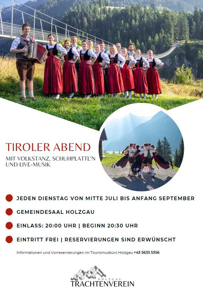 Tiroler Abend in Holzgau