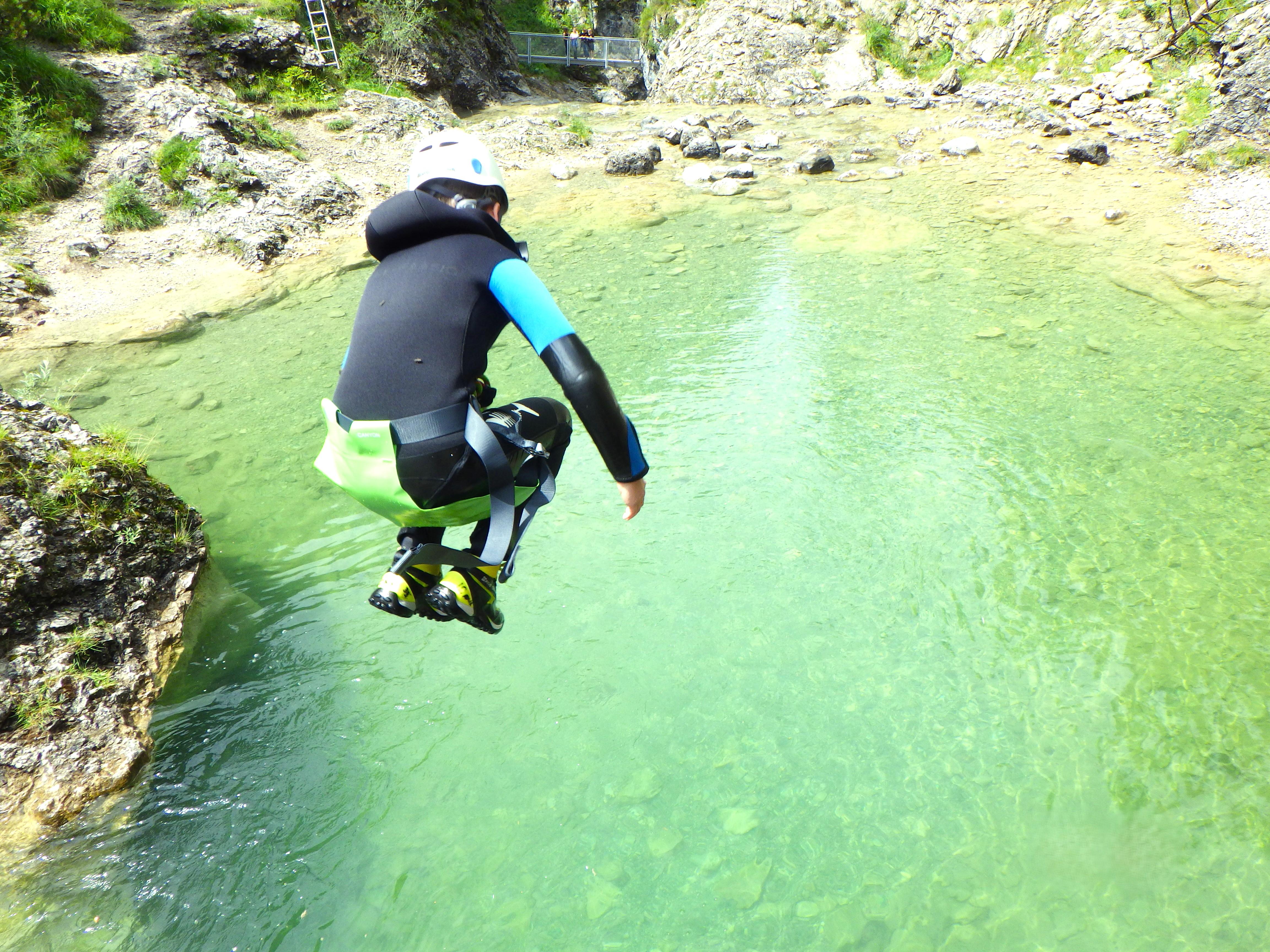 Kinder Canyoning