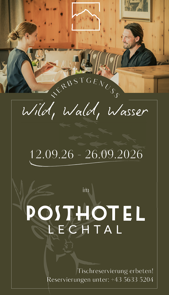 „Wild, Wald und Wasser“Wochen im Posthotel