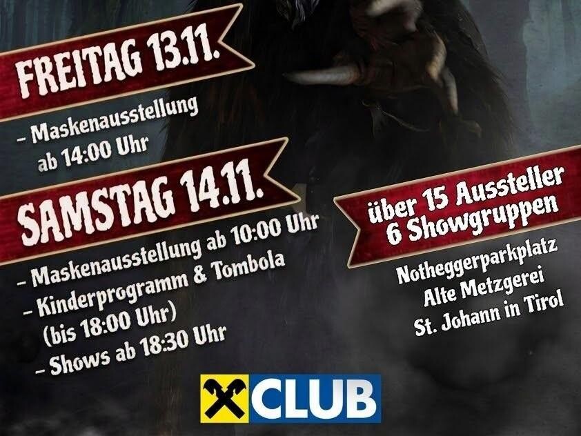 Maskenausstellung & Krampusshow