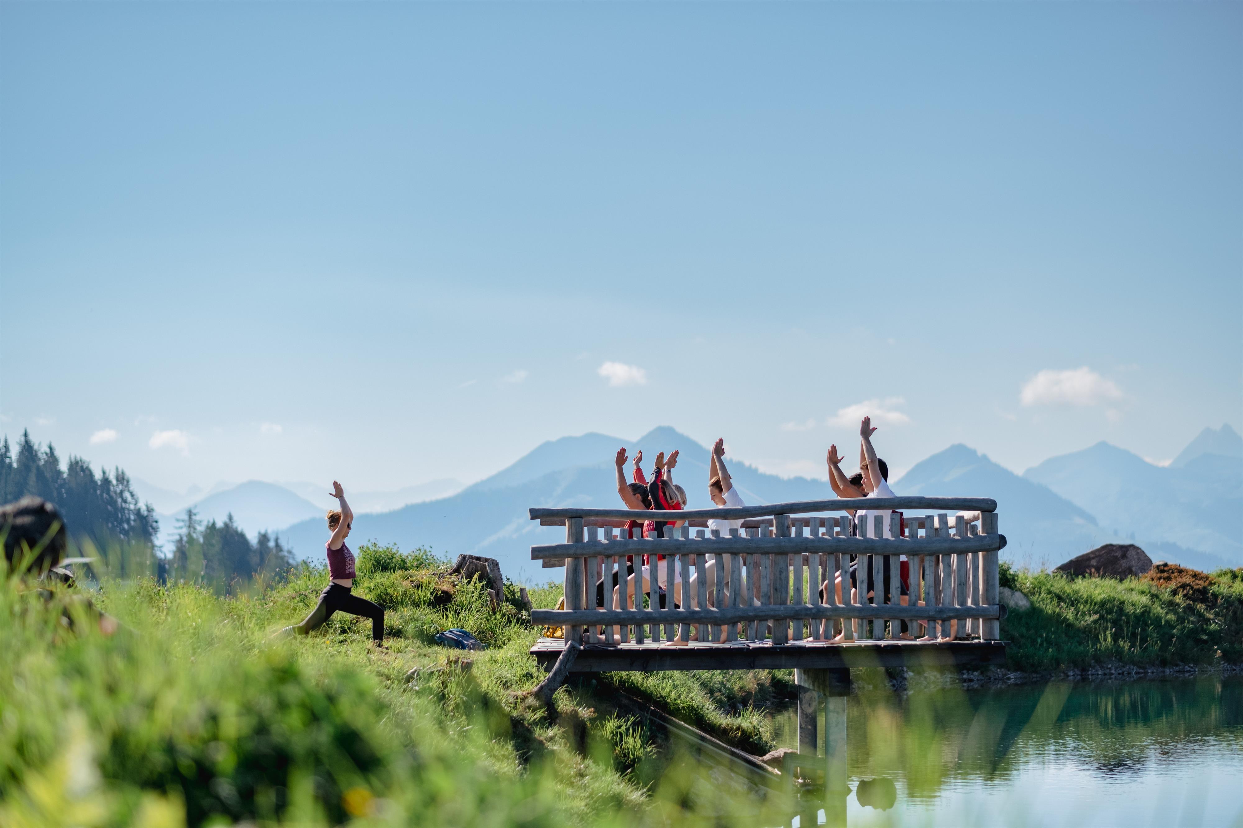 Yoga auf der KRAFTalm