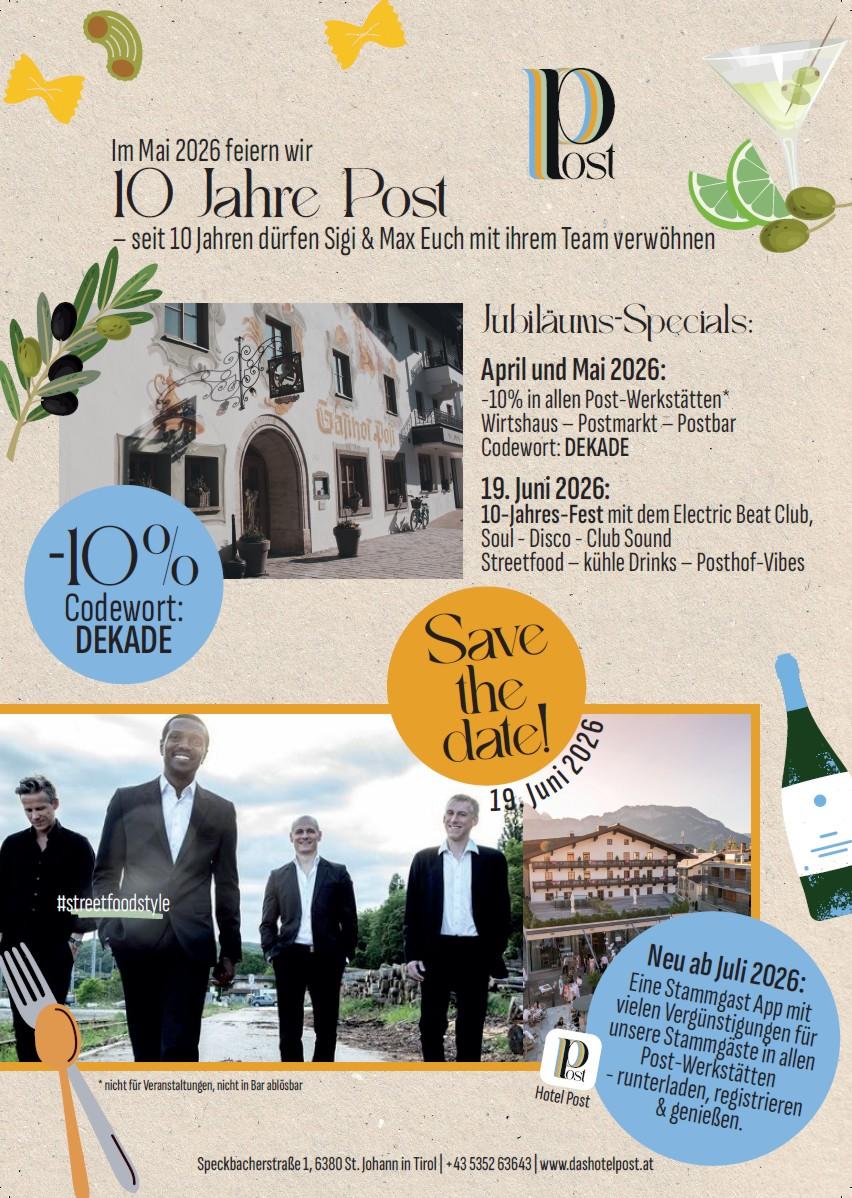 10-Jahres-Fest „Post“