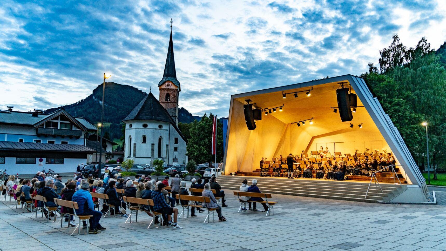 Sommerkonzert der Bundesmusikkapelle Kirchdorf
