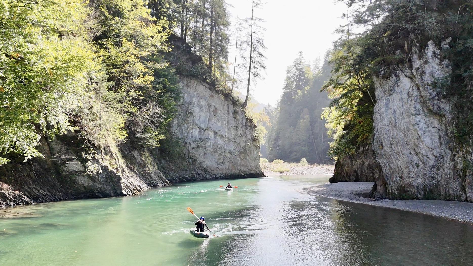 Packrafting First Float