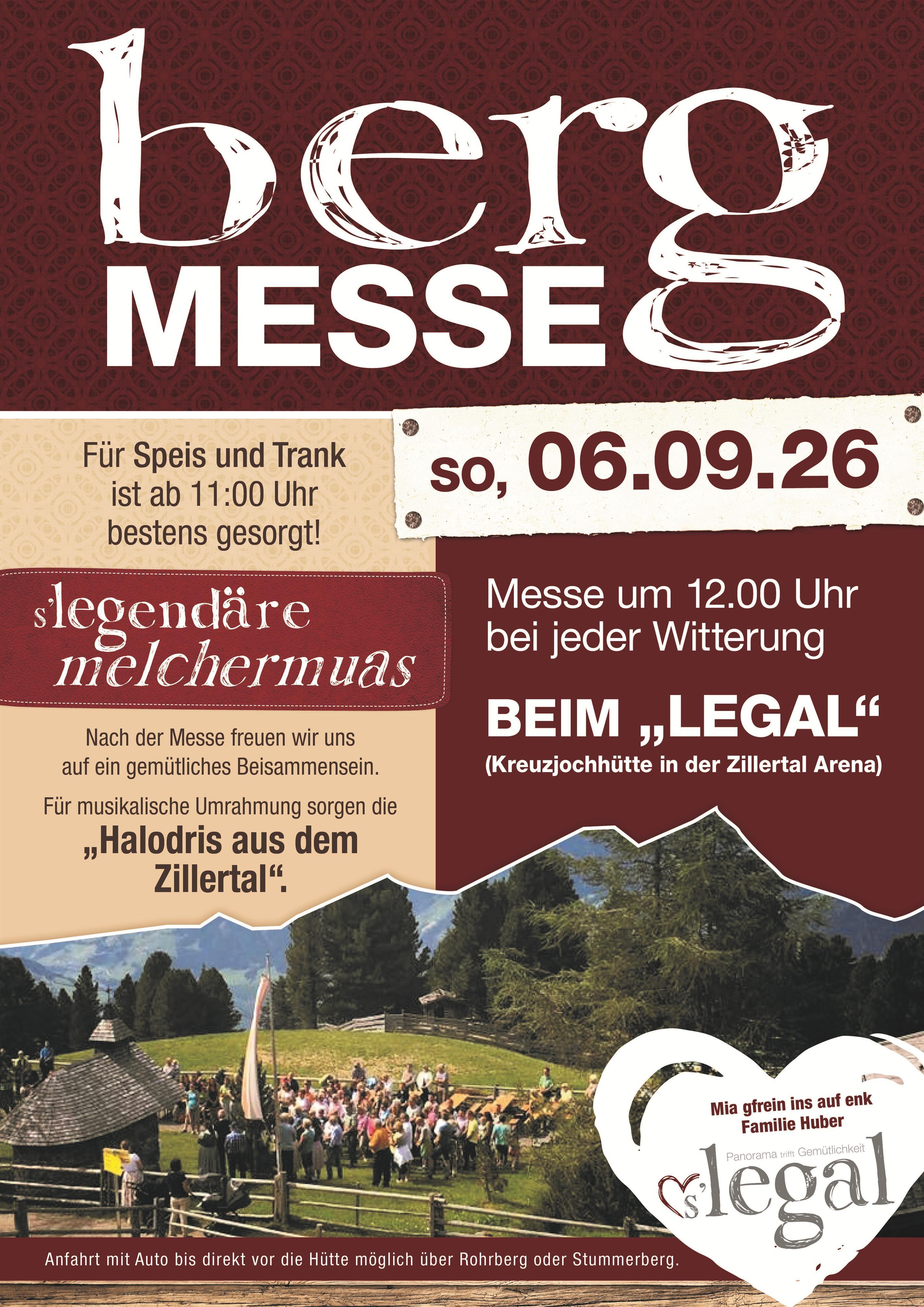 Bergmesse beim Legal