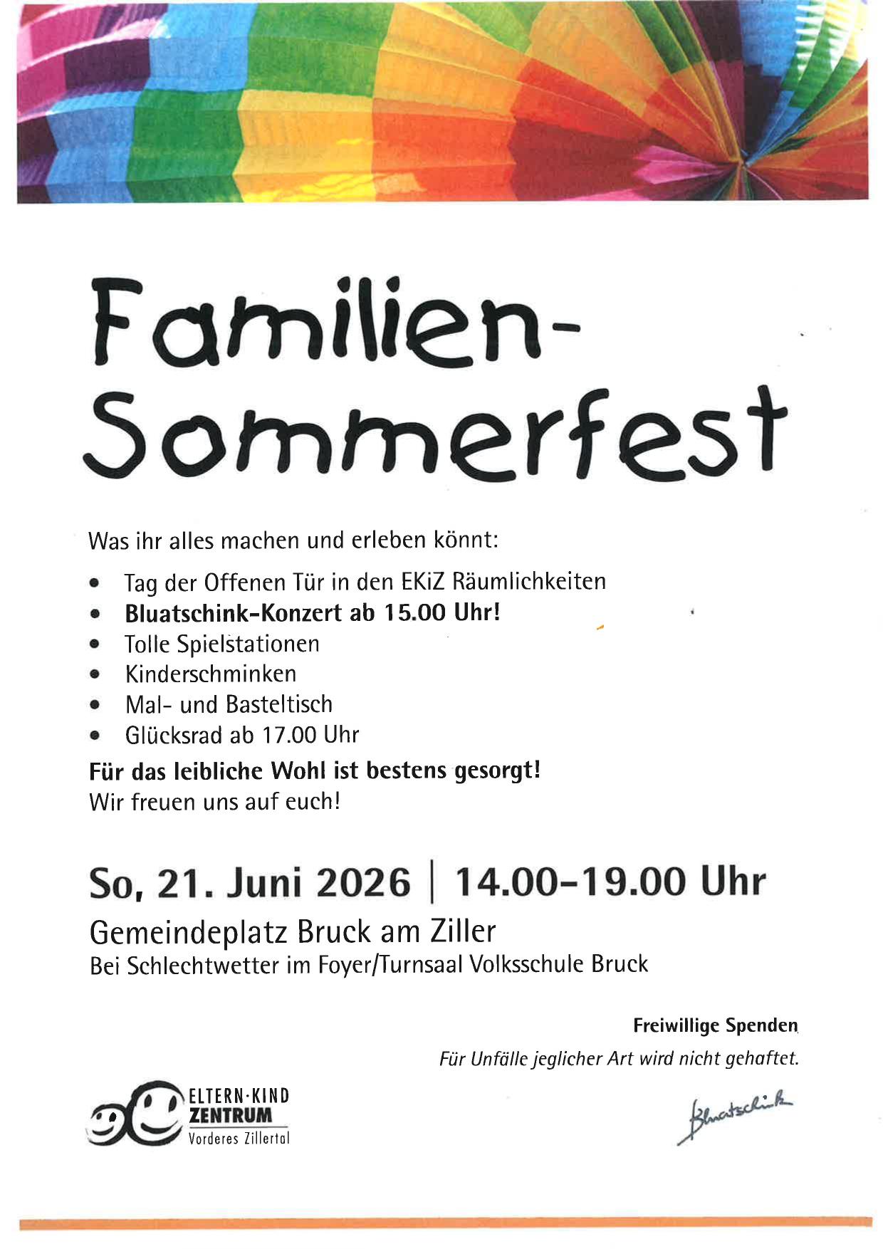 Familien-Sommerfest