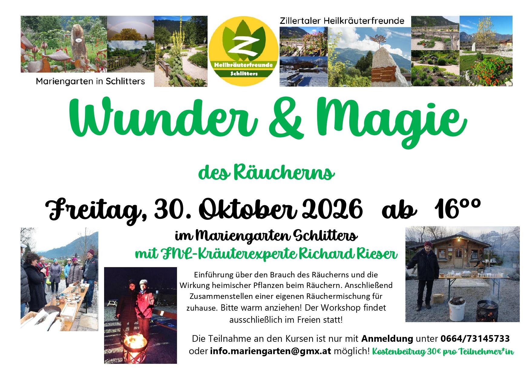 Wunder & Magie des Räucherns