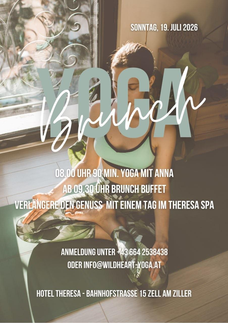 Yoga & Brunch im 4*S Wellnesshotel Theresa