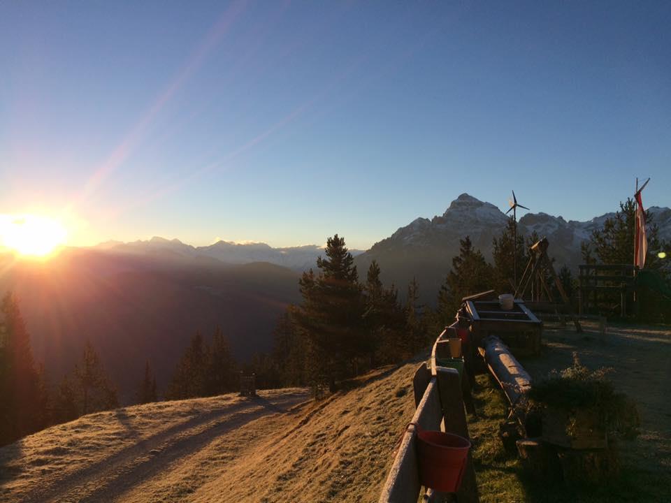 Pfarrachalm 1.740m - Sonnenuntergang