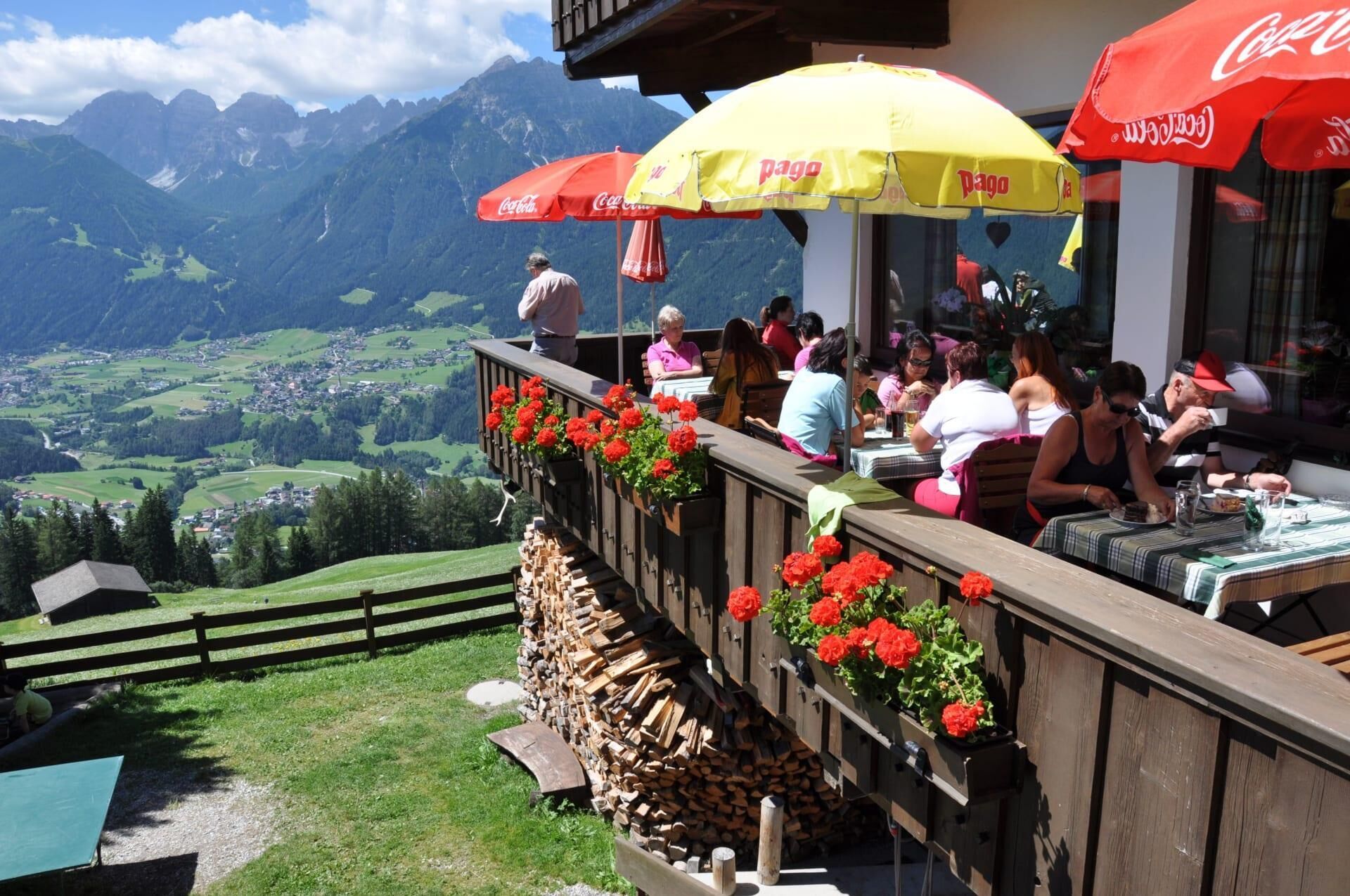 Alpengasthaus Gleinserhof 1.420m - Sommer Sonnenterrasse