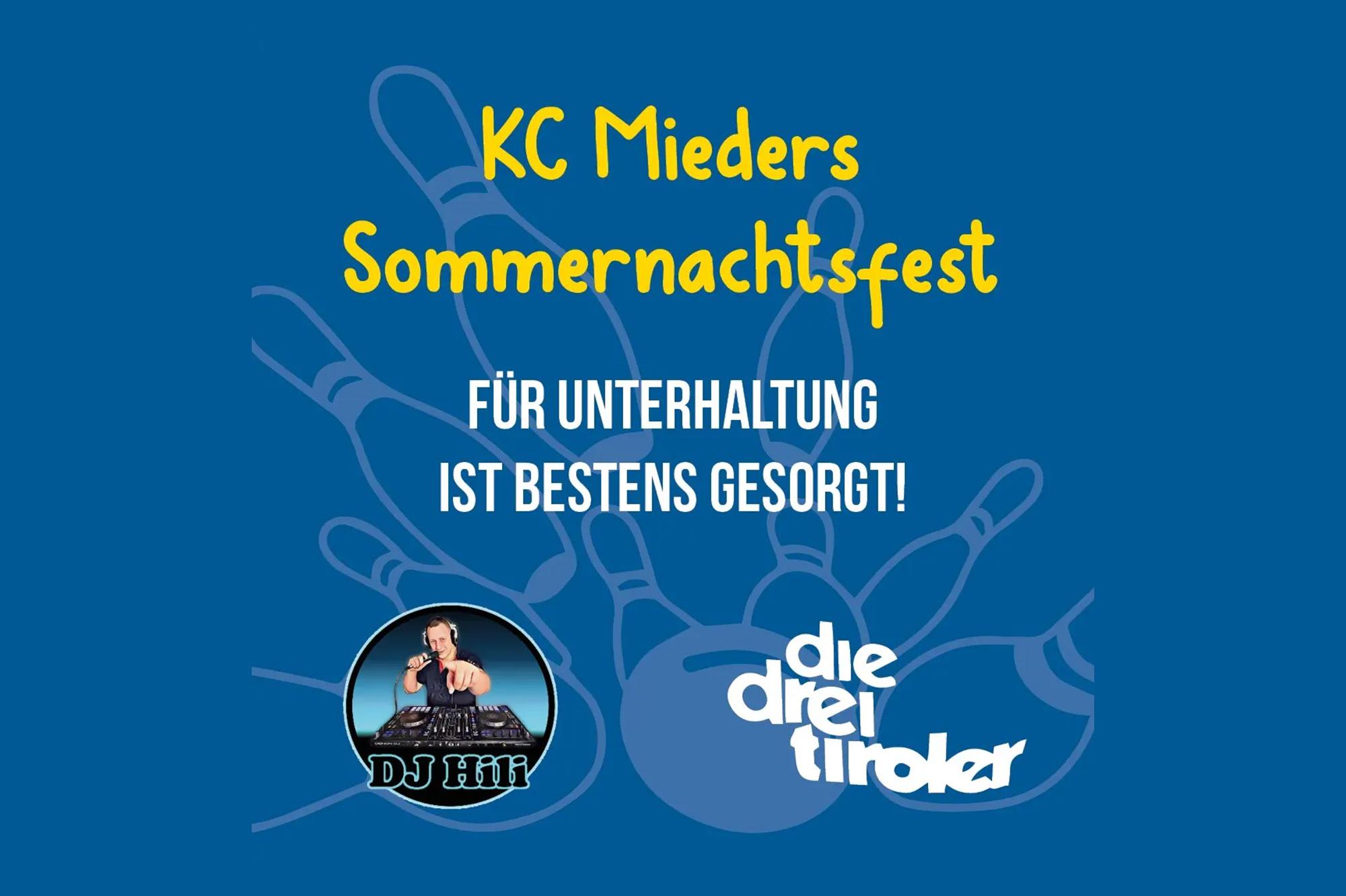 Sommernachtsfest KC Mieders