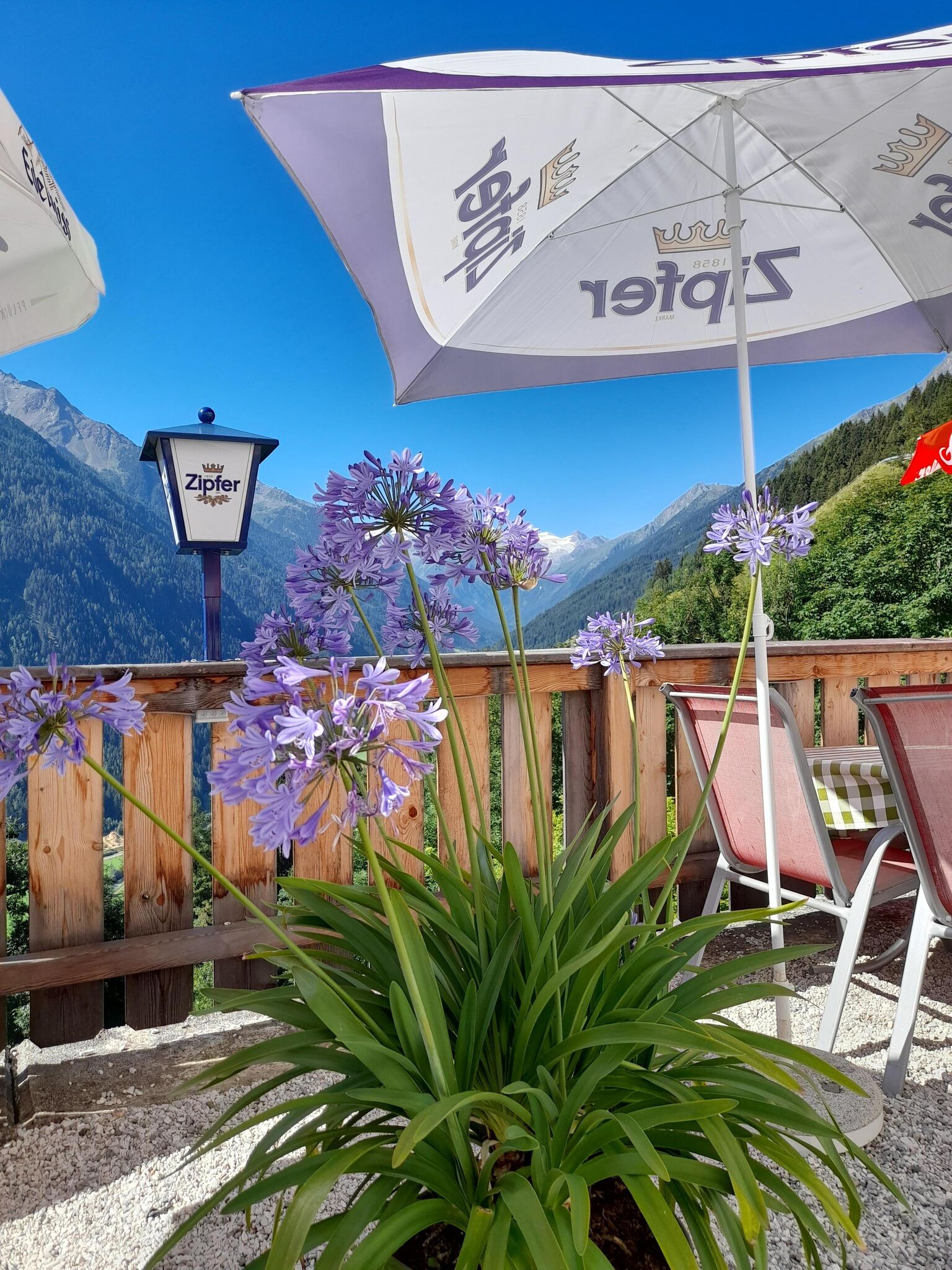 Jausenstation Hofer (Unterkartnall) 1.275m - Sommer Terrasse