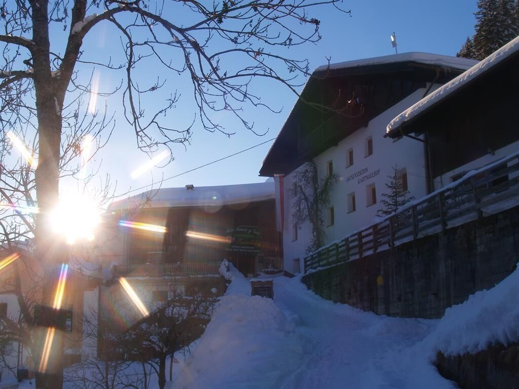 Jausenstation Oberkartnall 1.275m - Winter