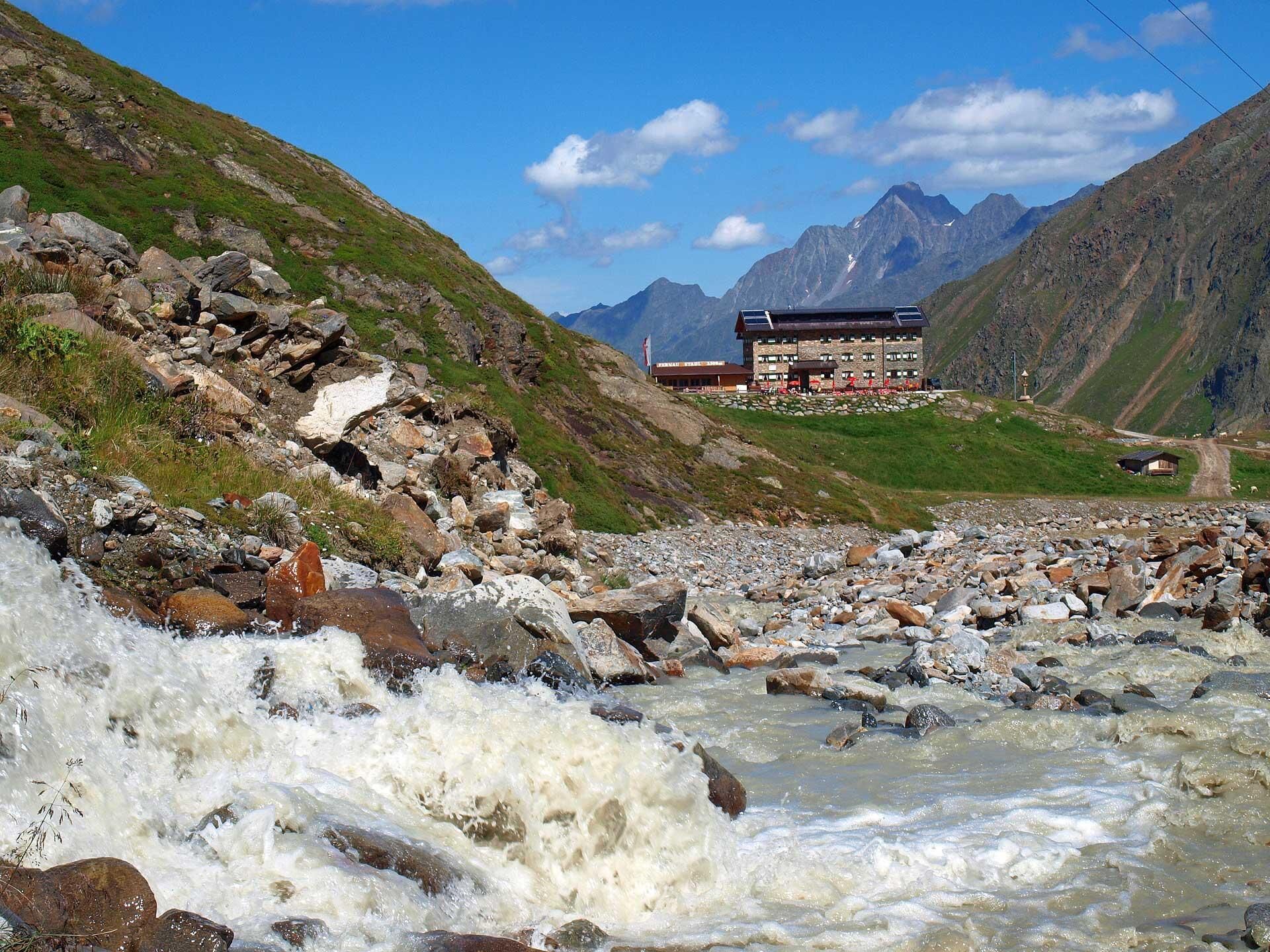 Dresdner Hütte 2.308m - Sommer 2