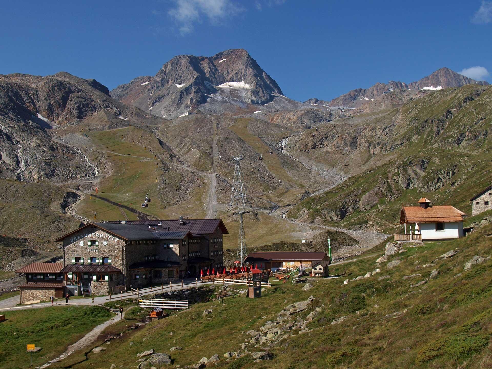 Dresdner Hütte 2.308m - Sommer