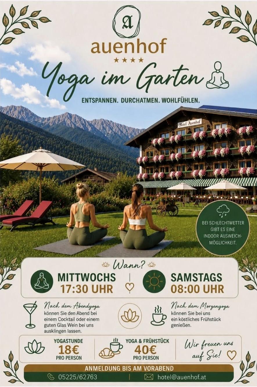 Yoga im Garten