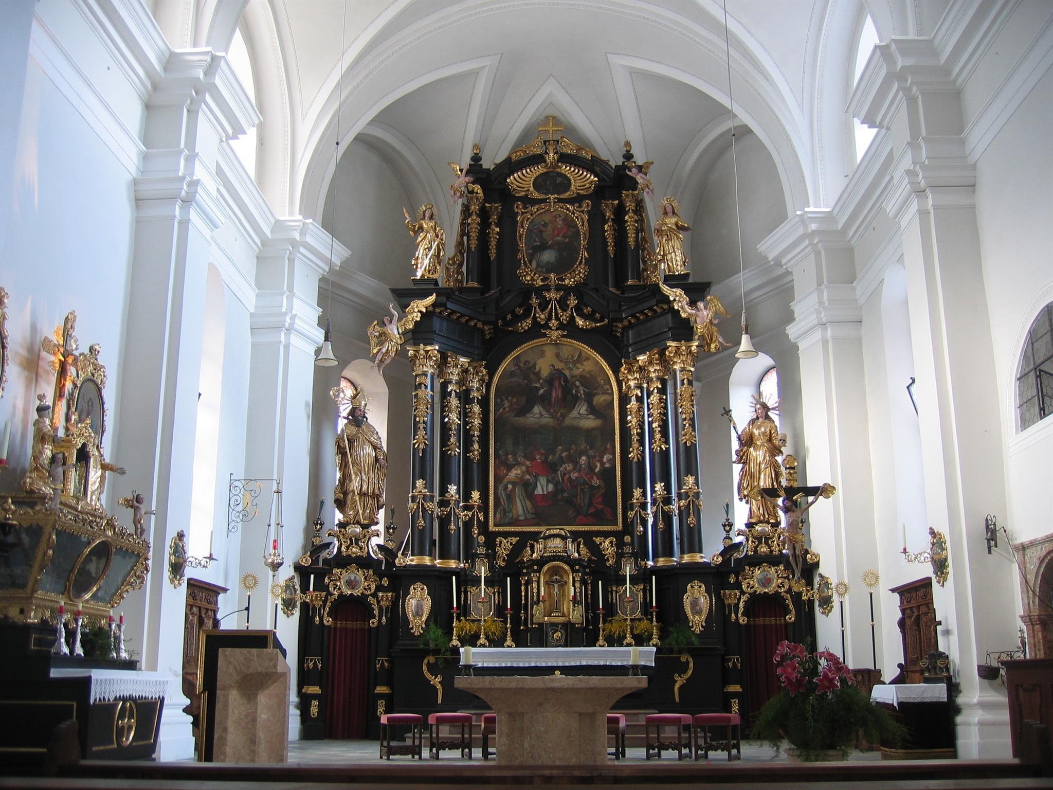 Erntedank- und Rosenkranzprozession