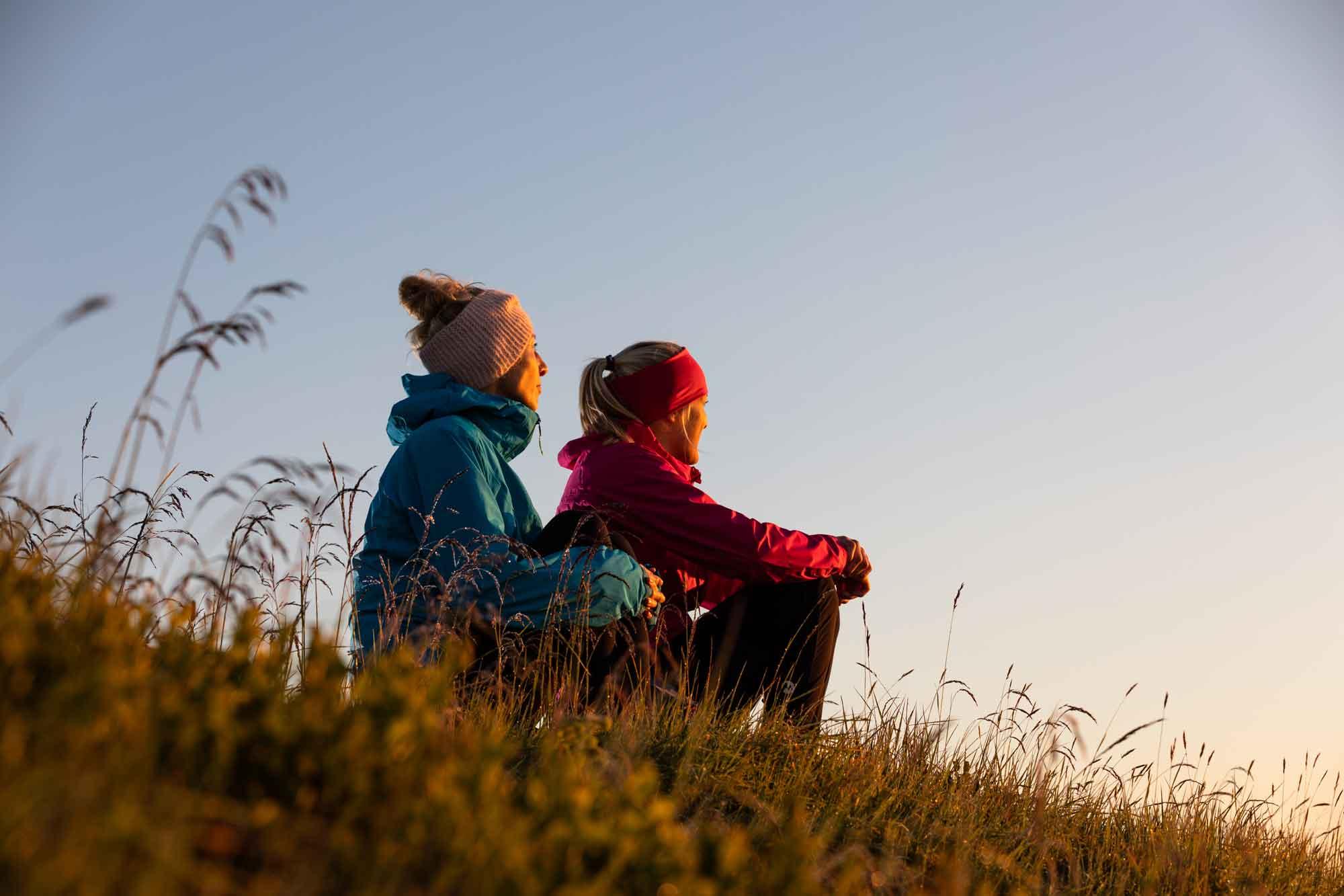 Sonnenaufgang am Berg