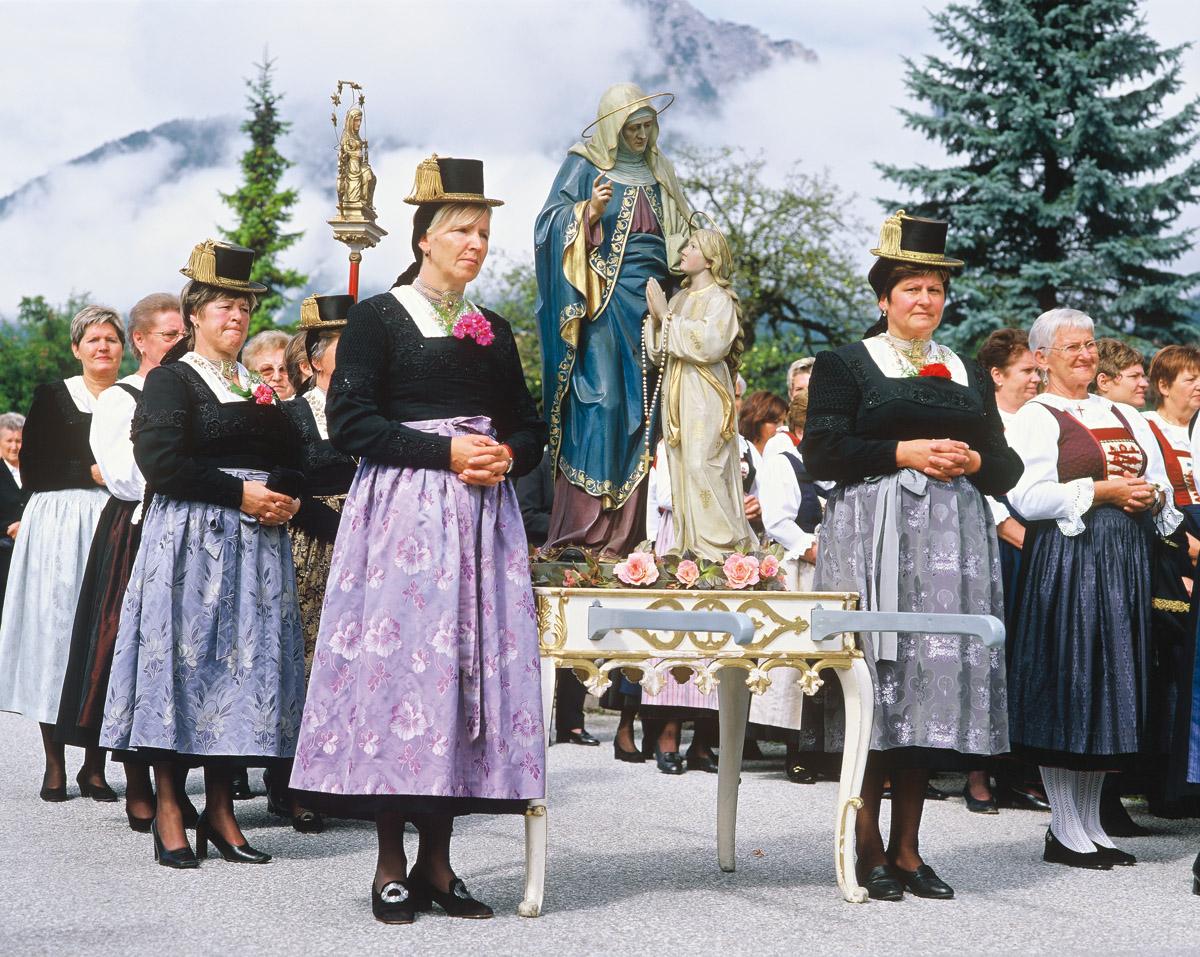 Erntedank Prozession