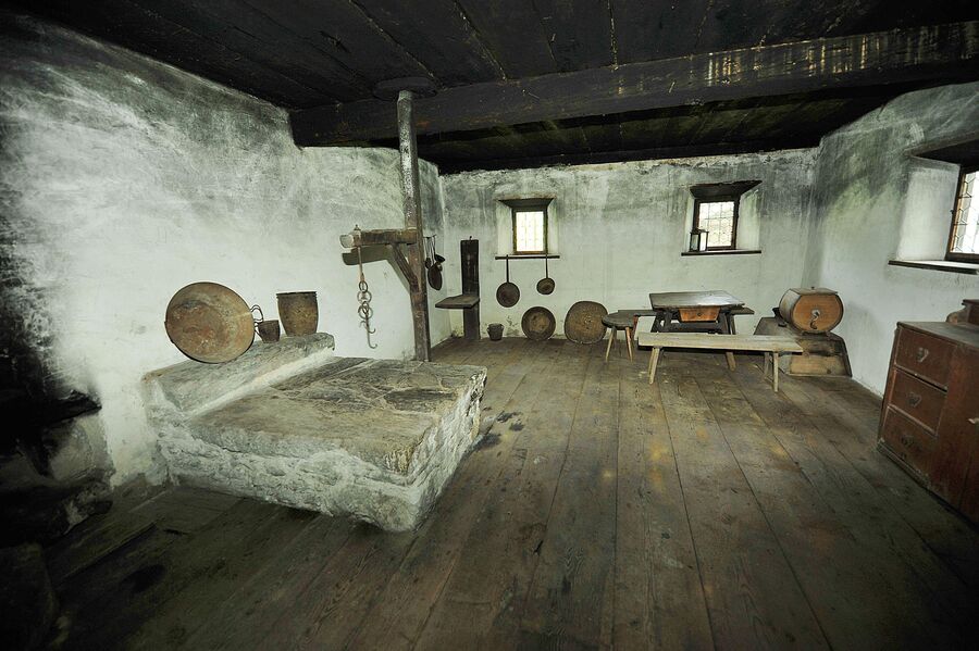 Wohnraum eines alten Bauernhauses