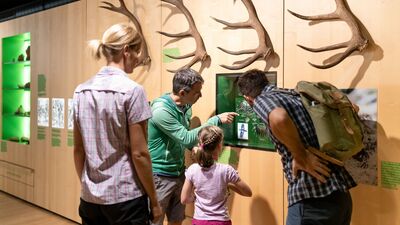 Besuch im Museum des Naturparkhaus Hinterriss